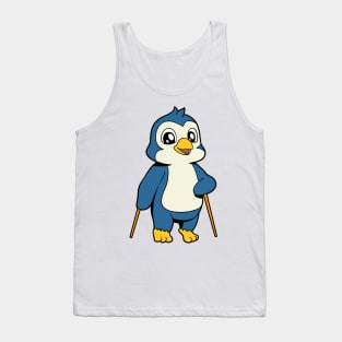 Nordic Walking cartoon Penguin Tank Top